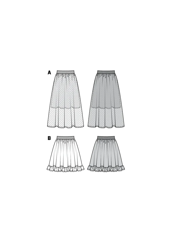 Burda Skirt 6357 - Image 4