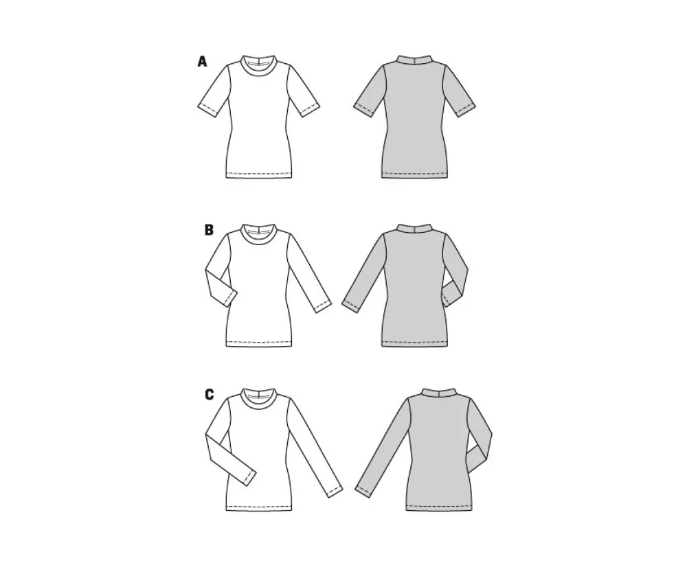 Burda T-shirt Top 5876 - Image 14