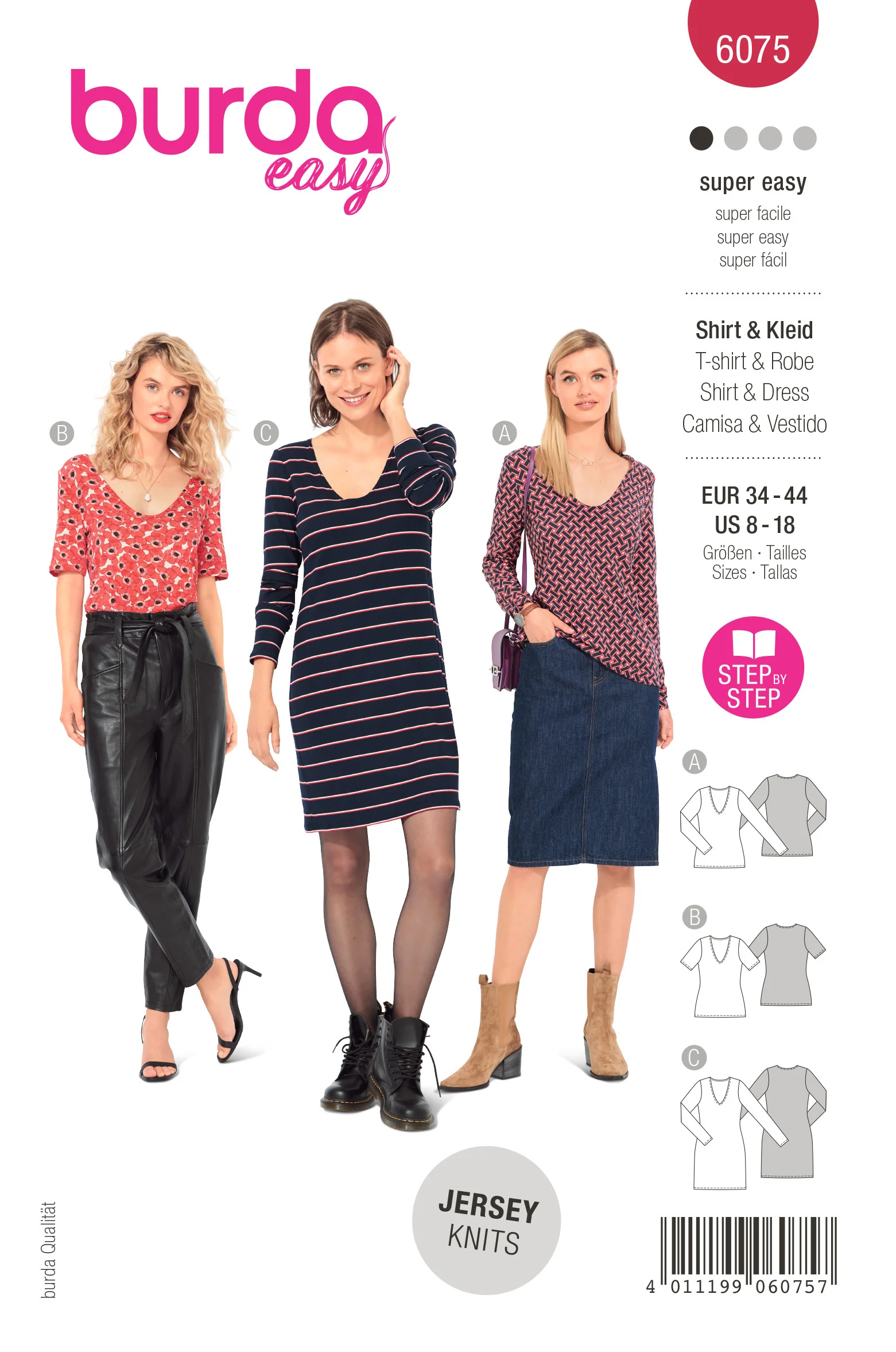Burda Top and Dress 6075 - Image 2