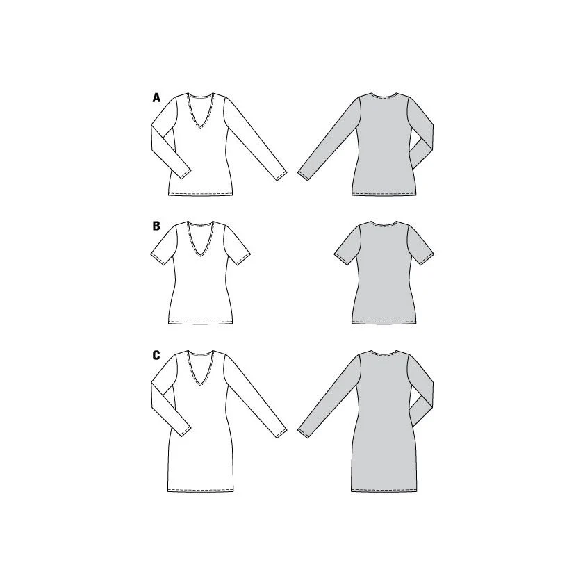 Burda Top and Dress 6075 - Image 5