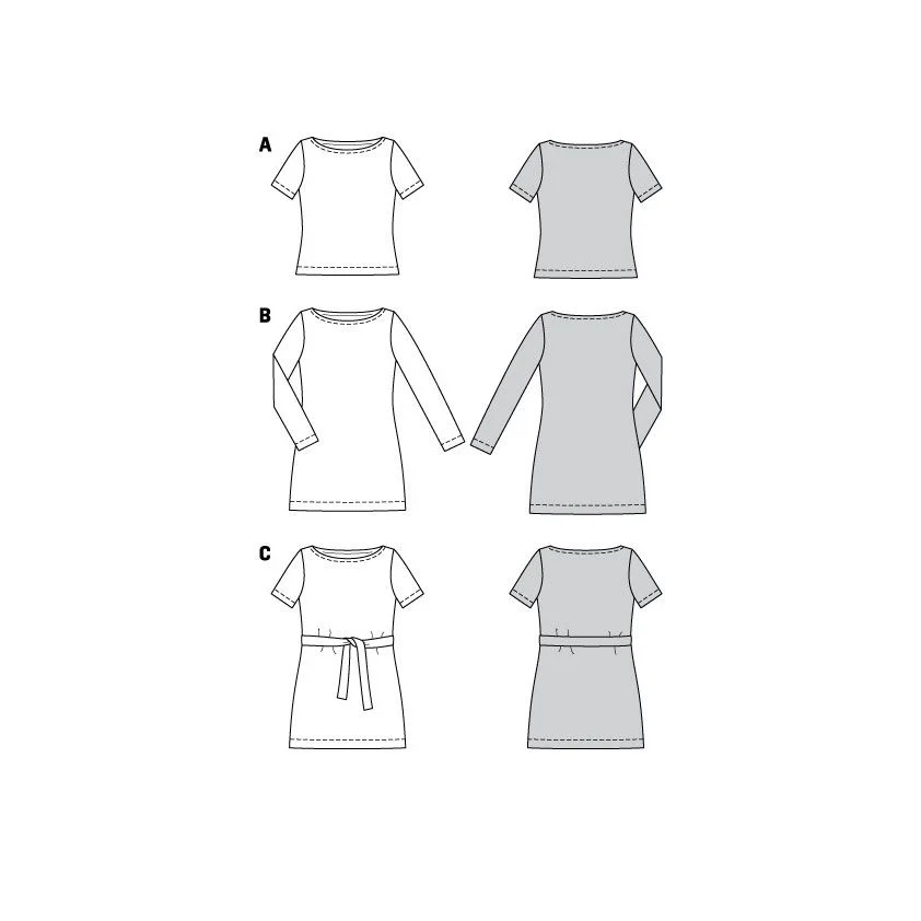 Burda Top and Dress 6087 - Image 5