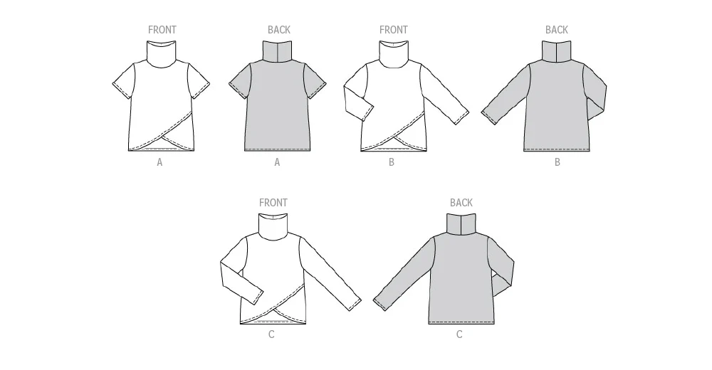 Burda Knit Tops 5790 - Image 13