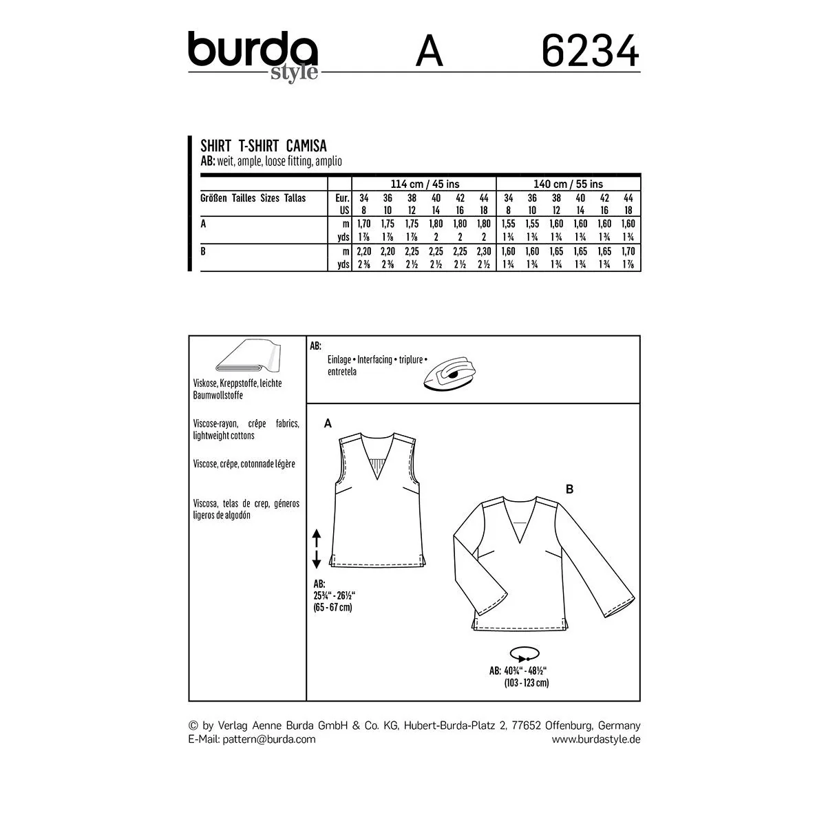 Burda Tops 6234 - Image 5