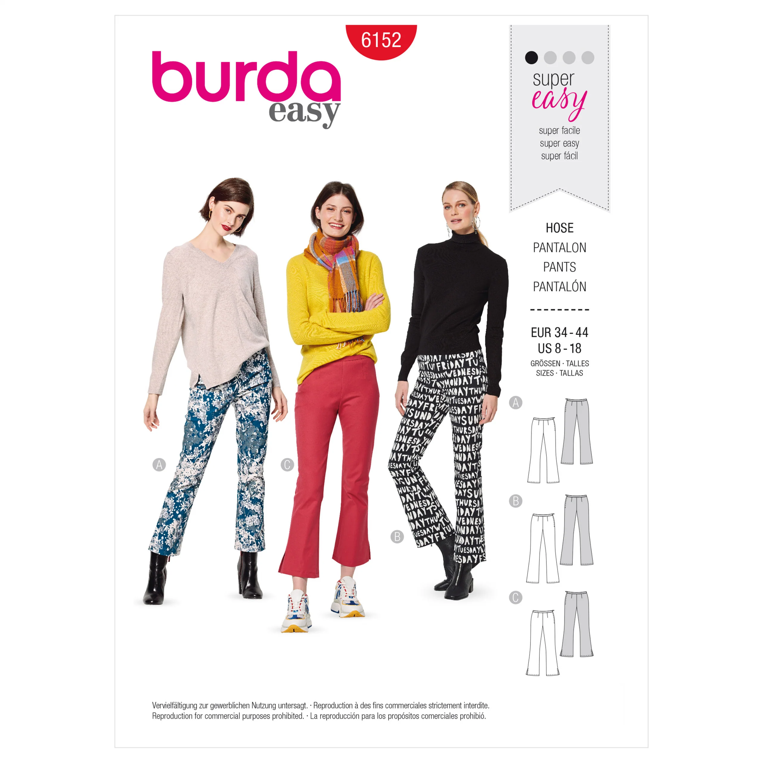 Burda Trousers 6152 - Image 2