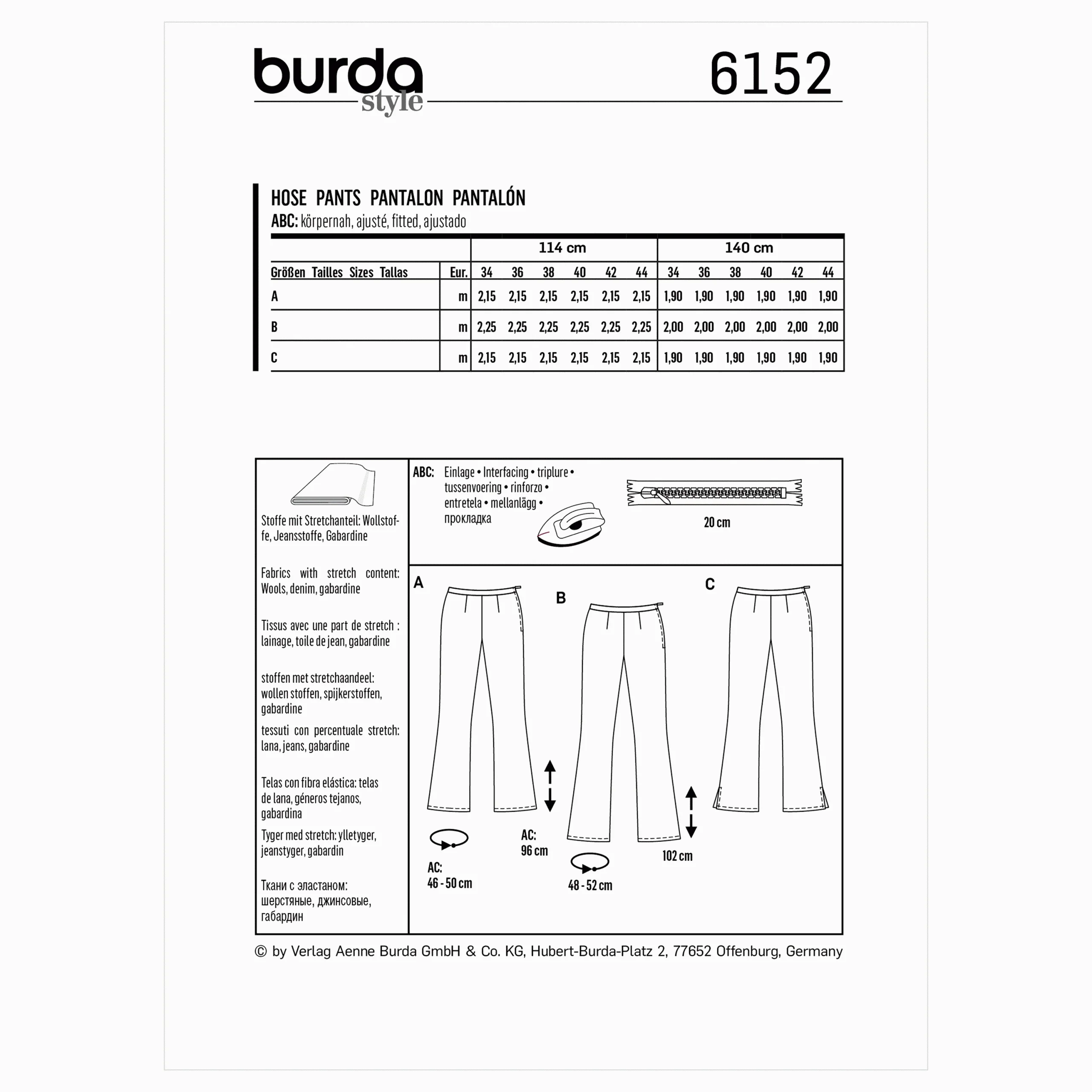 Burda Trousers 6152 - Image 6
