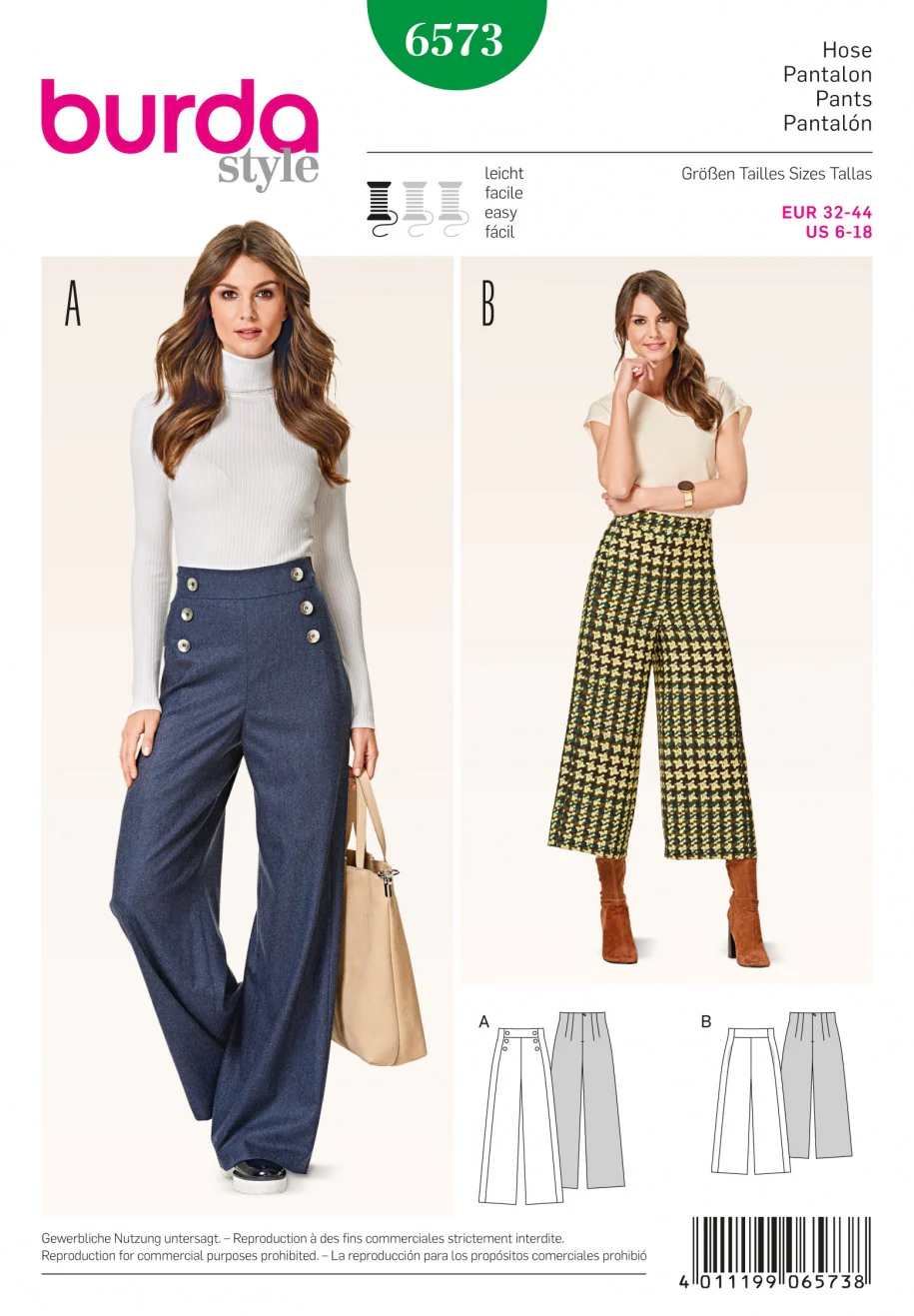 Burda Trousers 6573 - Image 2