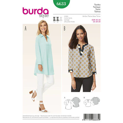 Burda Tunics 6633 - Image 2