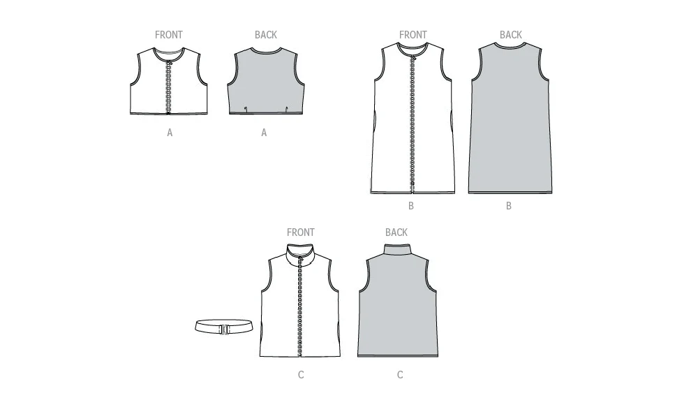 Burda Waistcoat & Vest 5764 - Image 13