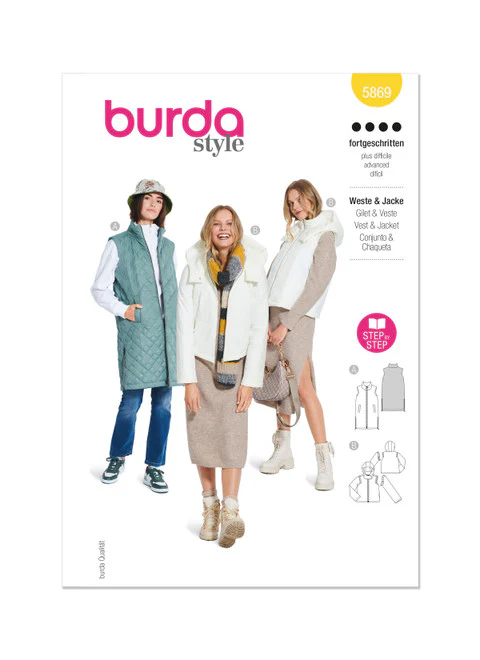 Burda Waistcoat/Vest & Jacket 5869 - Image 2
