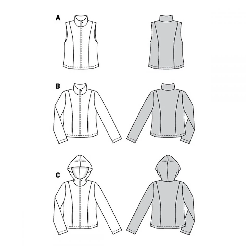 Burda Waistcoat/Vest or Jacket 6114 - Image 8