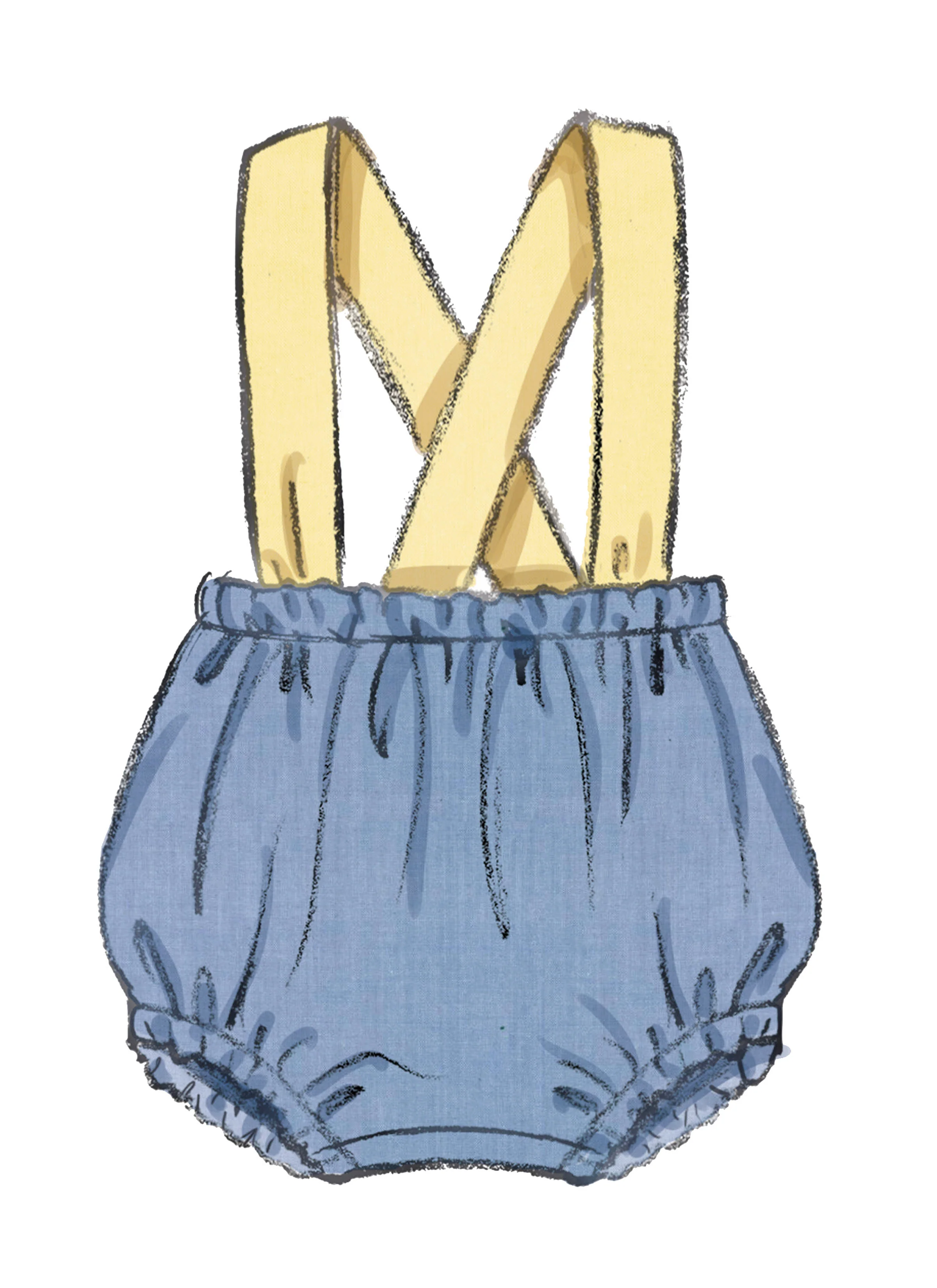 Butterick Babies' Rompers and Bow Tie B7031 - Image 4