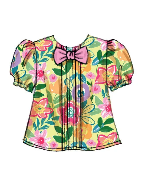 Butterick Babies Top and Panties B6884 - Image 4