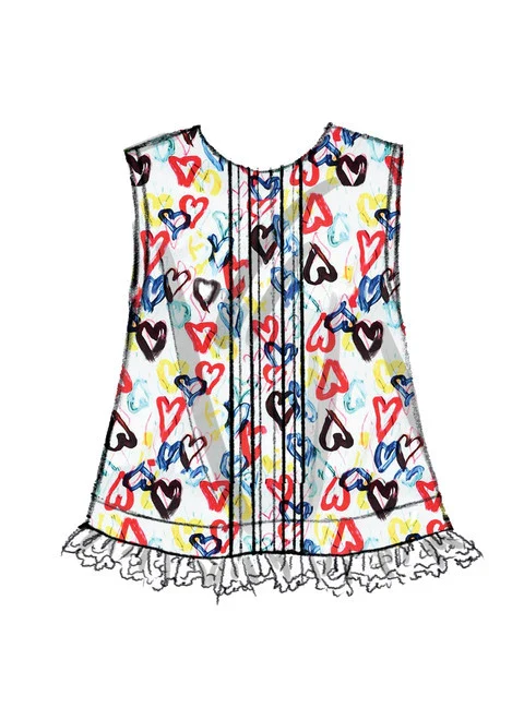 Butterick Babies Top and Panties B6884 - Image 5