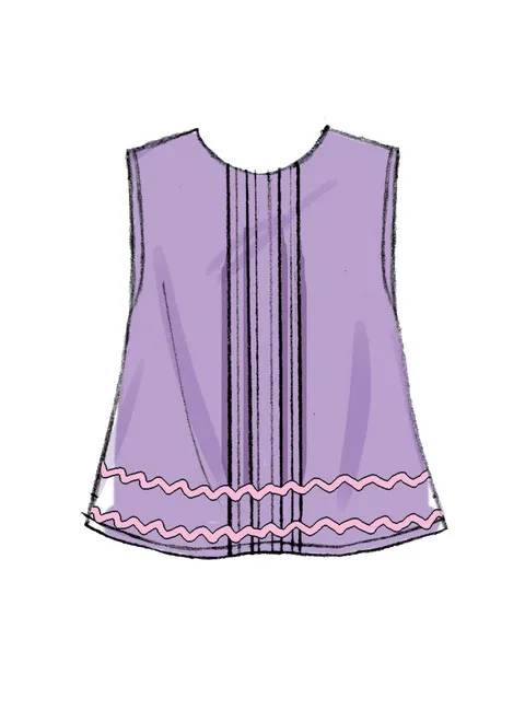Butterick Babies Top and Panties B6884 - Image 6