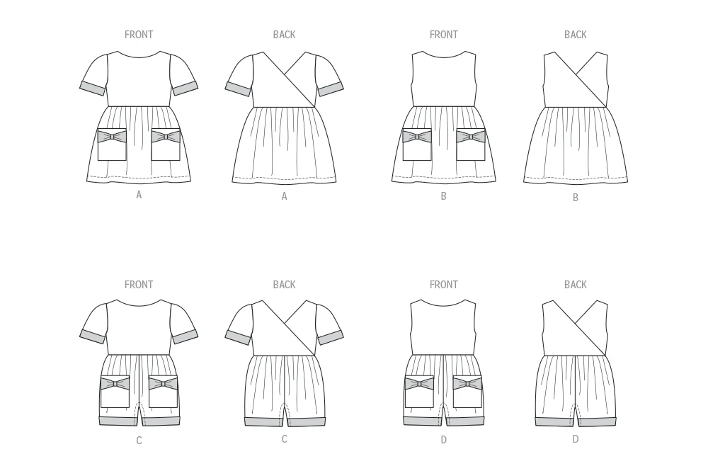 Butterick Baby/Child Dress & Romper B6987 - Image 8