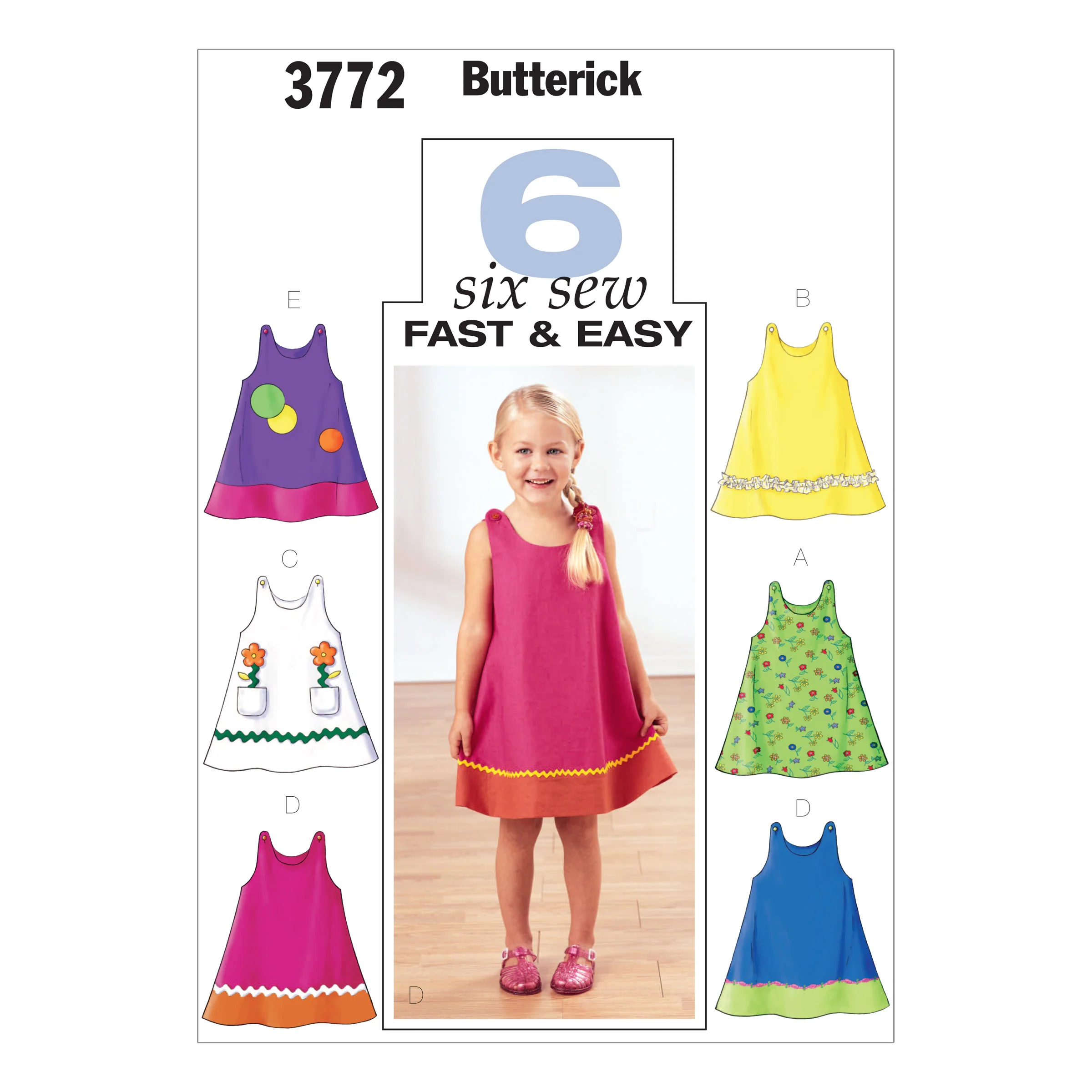 Butterick Baby/Child Dresses B3772 - Image 2