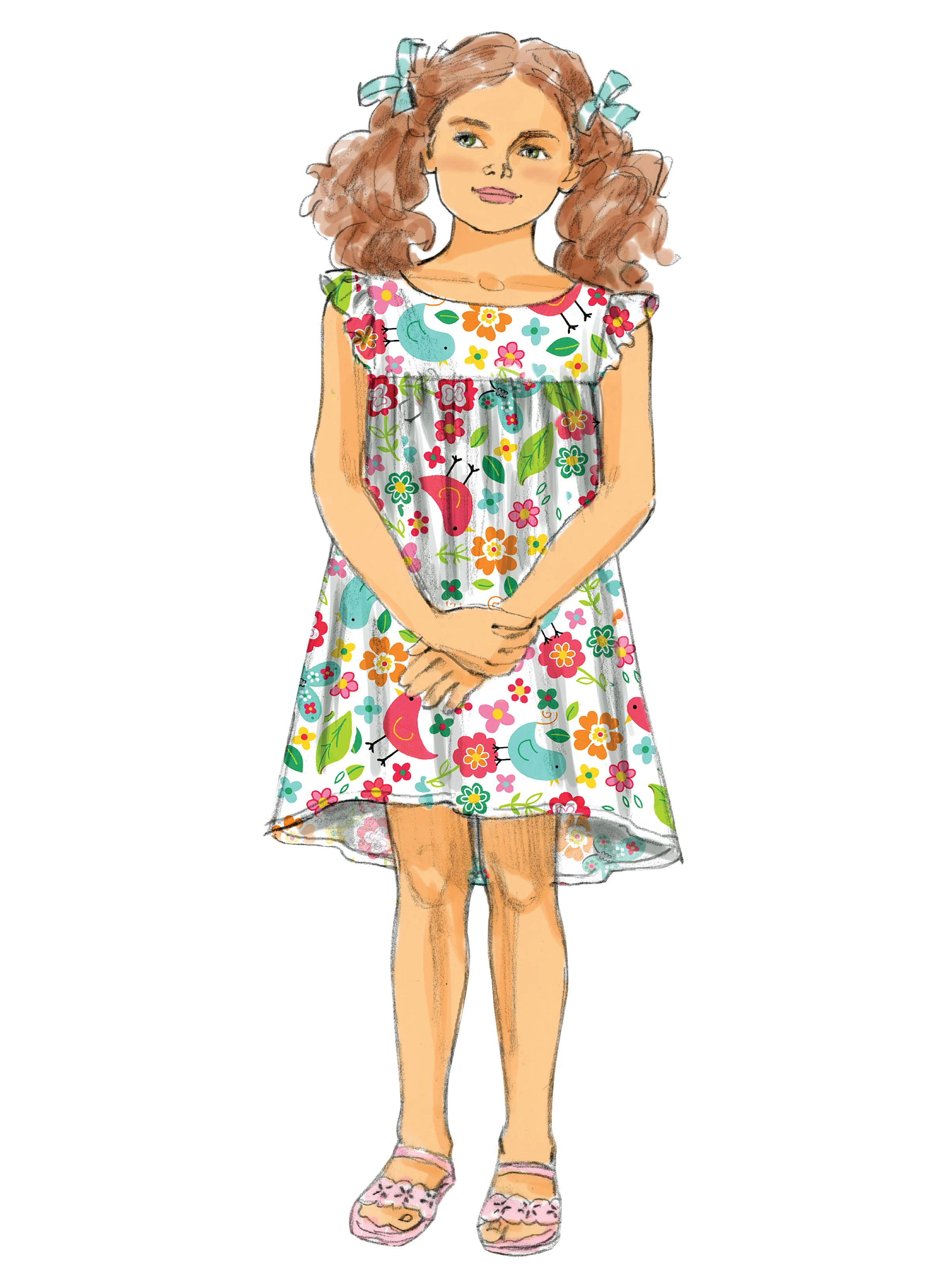 Butterick Baby/Child Dresses B5876 - Image 4