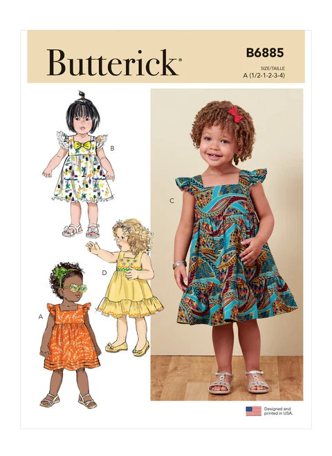 Butterick Baby/Child Dresses B6885 - Image 2