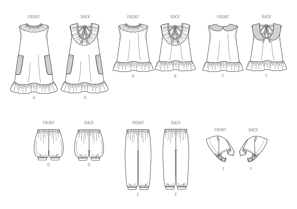 Butterick Baby/Child Outfit B6951 - Image 7