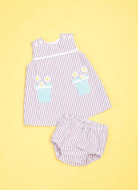 Butterick Baby Overalls, Dress and Panties B6905 - Image 3