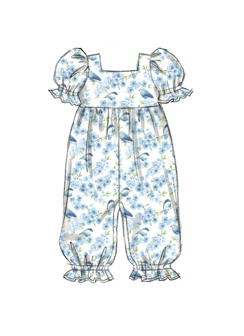 Butterick Baby Romper and Dress B6950 - Image 3