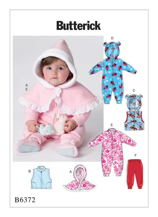 Butterick Baby's Outfit B6372 - Image 2
