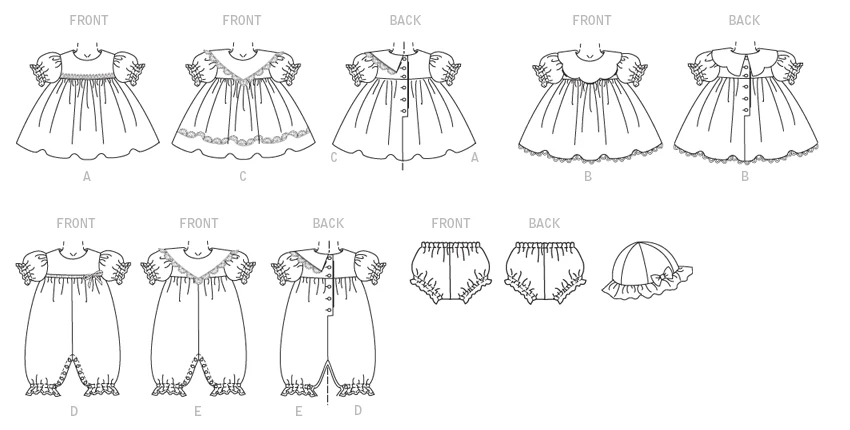 Butterick Baby's Outfits B4110 - Image 10