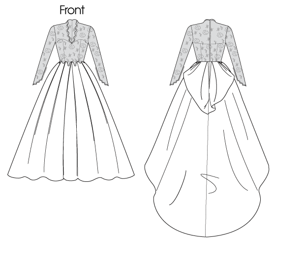Butterick Bridal Gown B5731 - Image 7