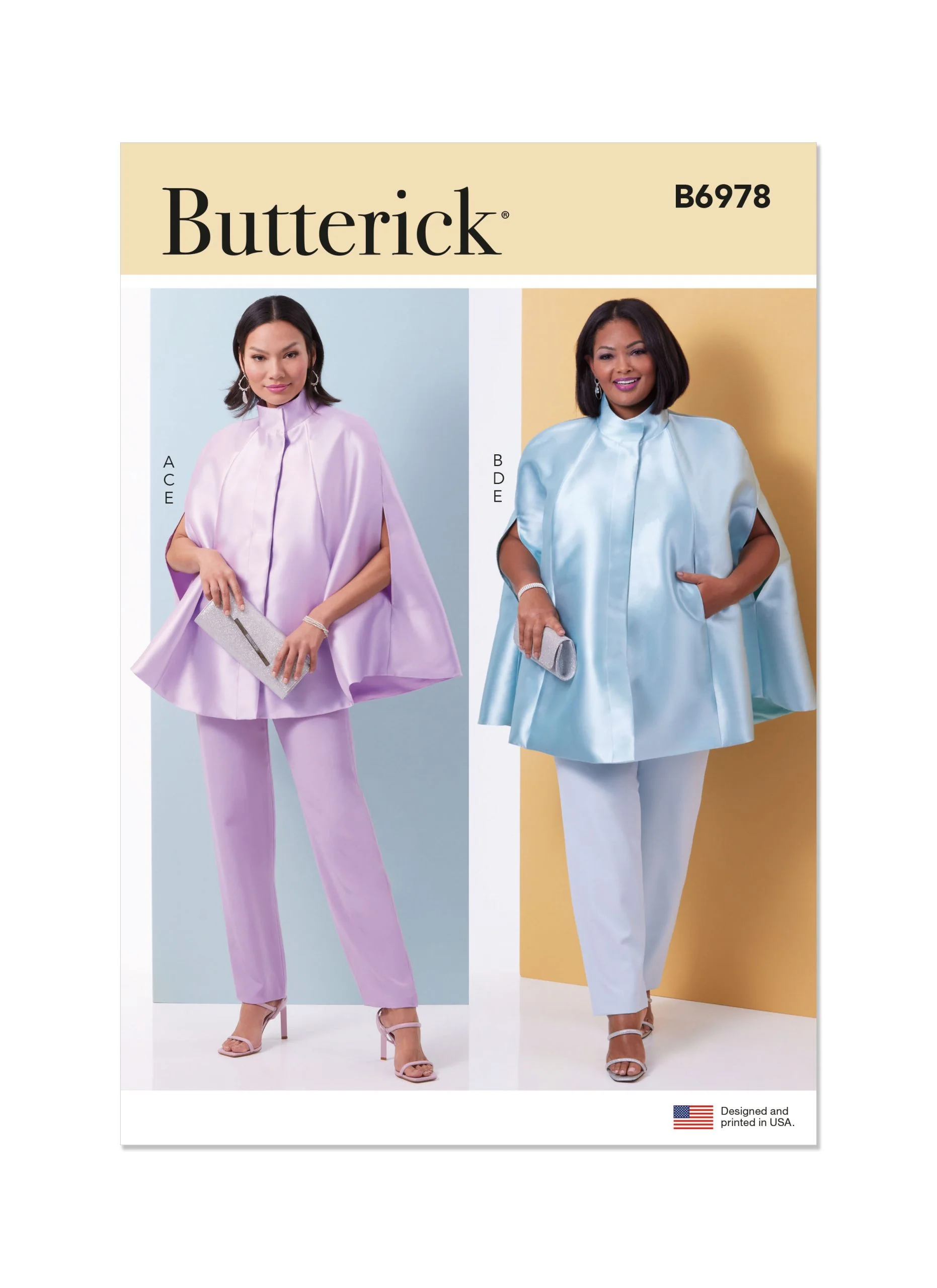 Butterick Cape, Top & Trousers B6978 - Image 2