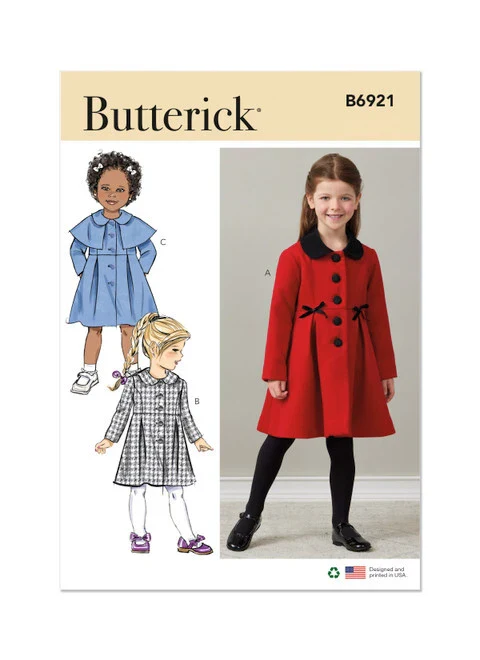 Butterick Child Coat B6921 - Image 2
