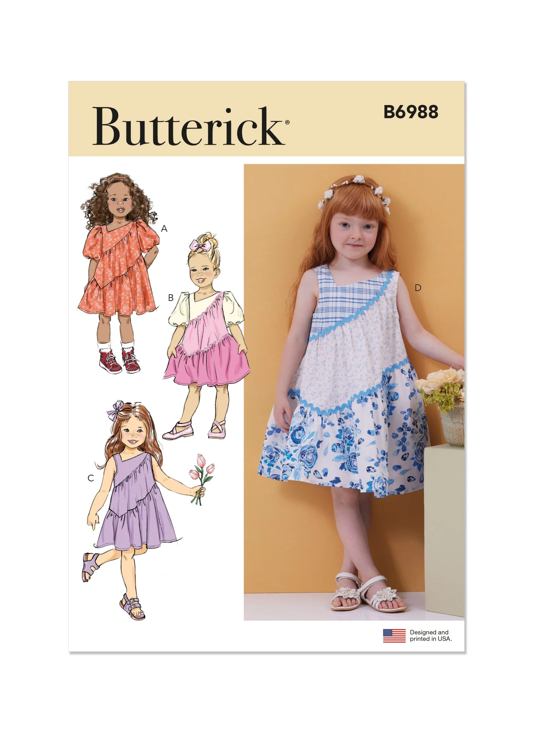 Butterick Child Dress B6988 - Image 2