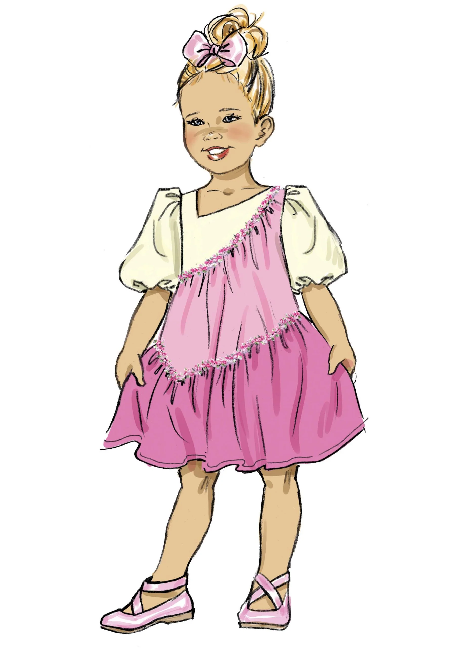 Butterick Child Dress B6988 - Image 6