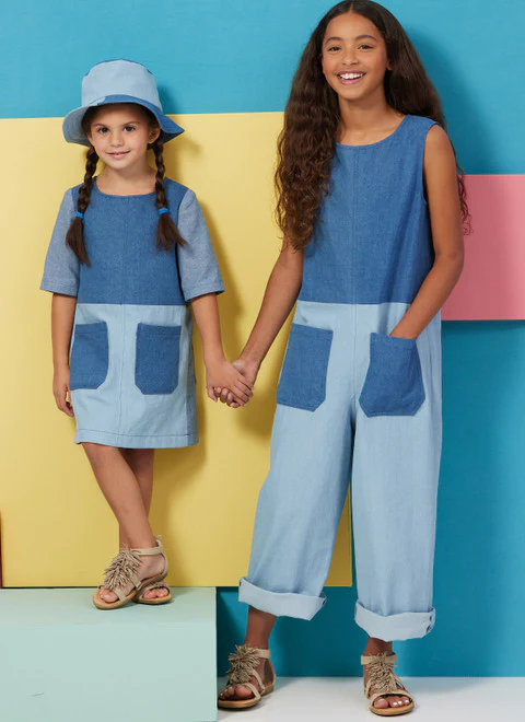 Butterick Child/Teen Dress, Romper B6937