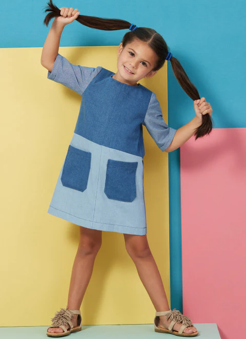 Butterick Child/Teen Dress, Romper B6937 - Image 3