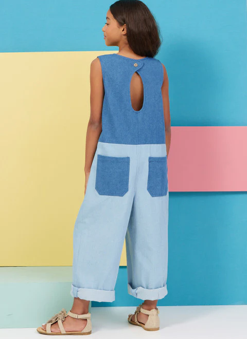 Butterick Child/Teen Dress, Romper B6937 - Image 6
