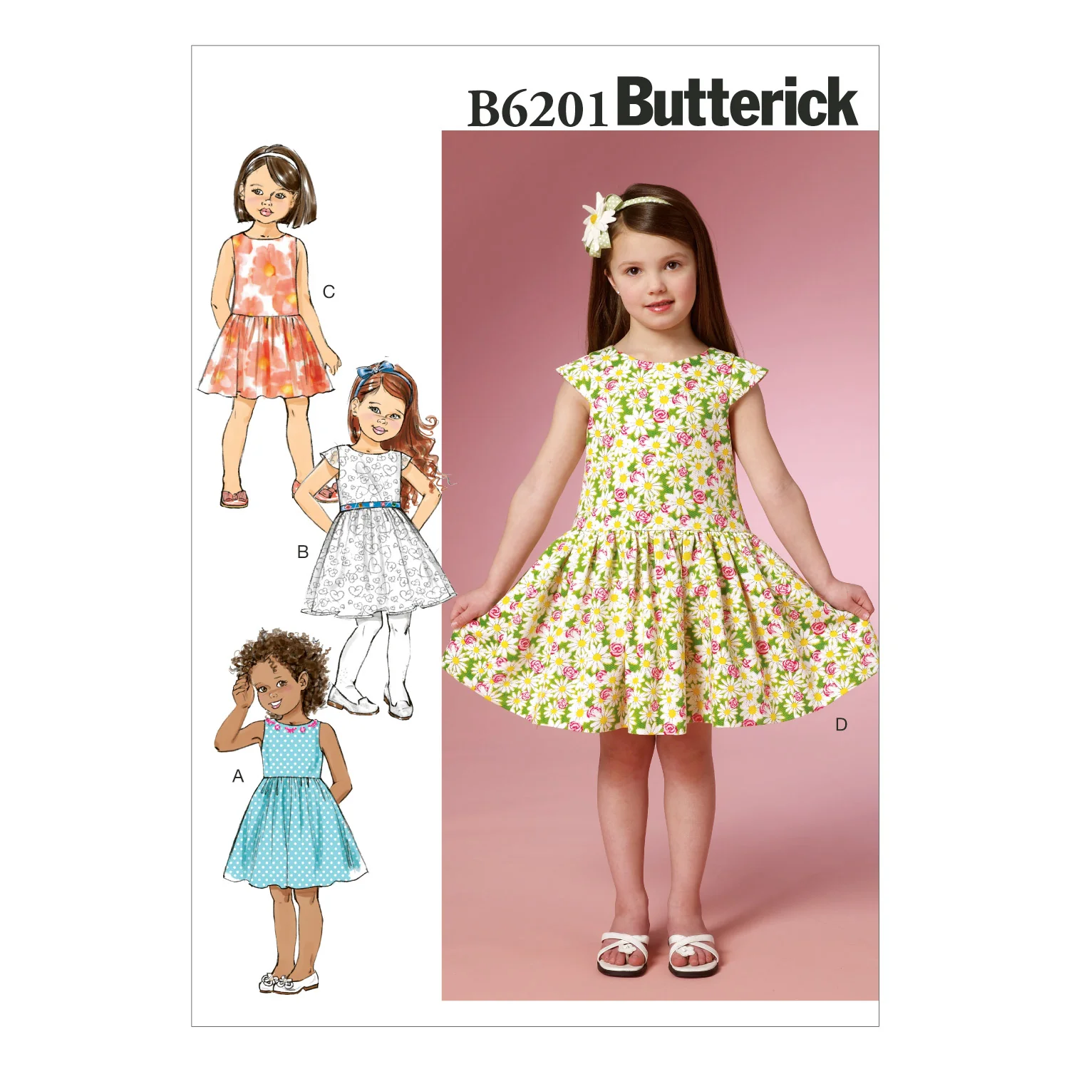 Butterick Children's Dress B6201 - Image 2