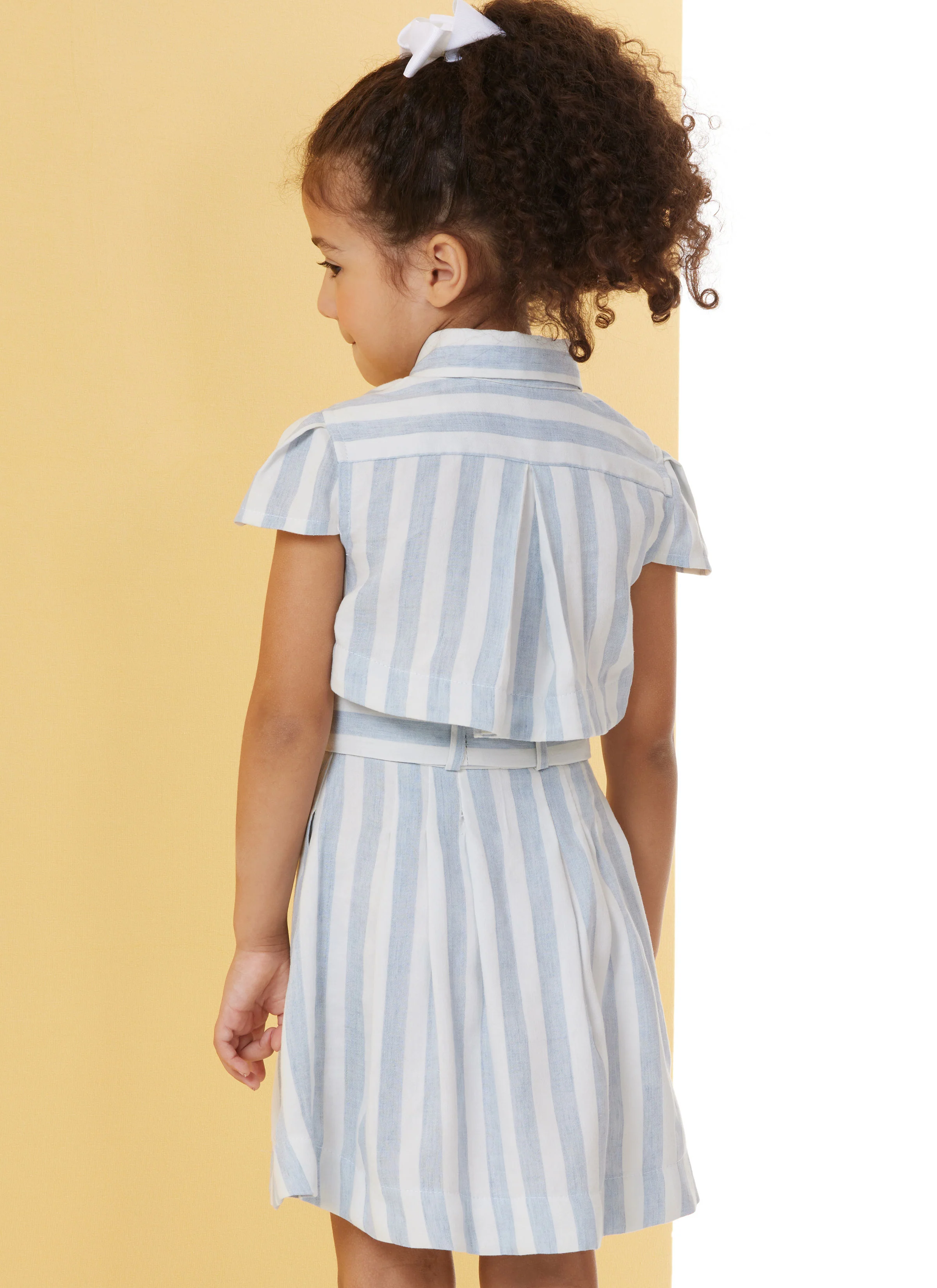 Butterick Children's Dress with Tie Belt B7033 - Image 6