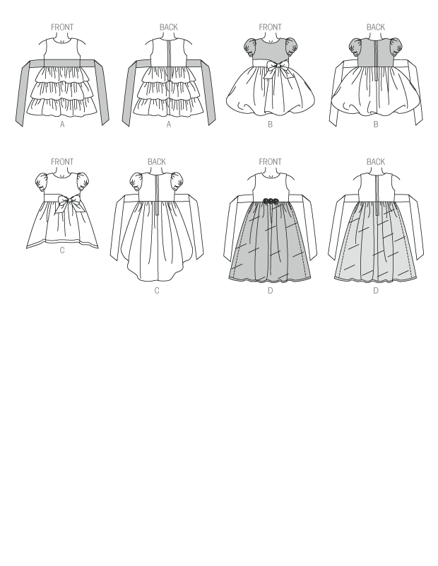 Butterick Children's Dresses B6161 - Image 8