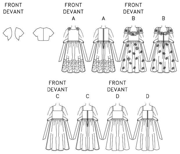 Butterick Children's Jacket and Dress B3351 - Image 8