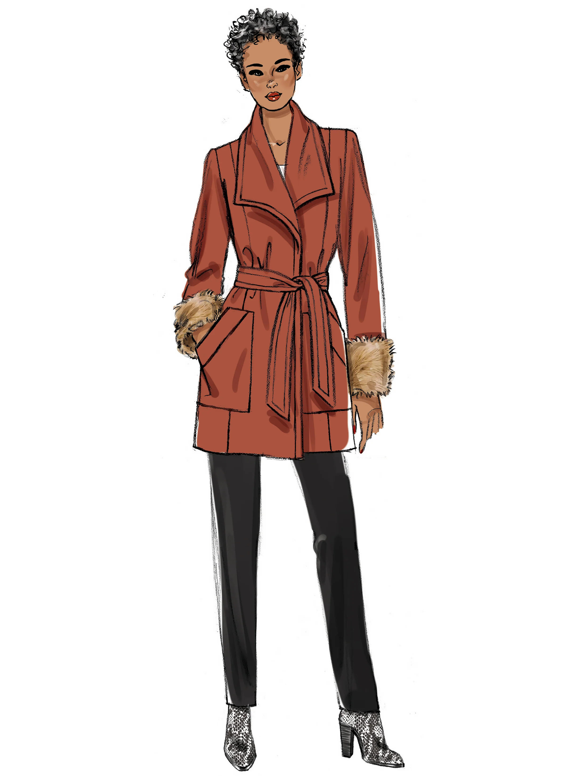 Butterick Coat and Jacket B6720 - Image 3