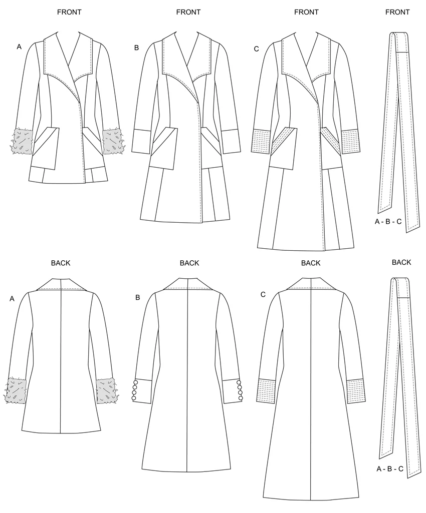 Butterick Coat and Jacket B6720 - Image 5