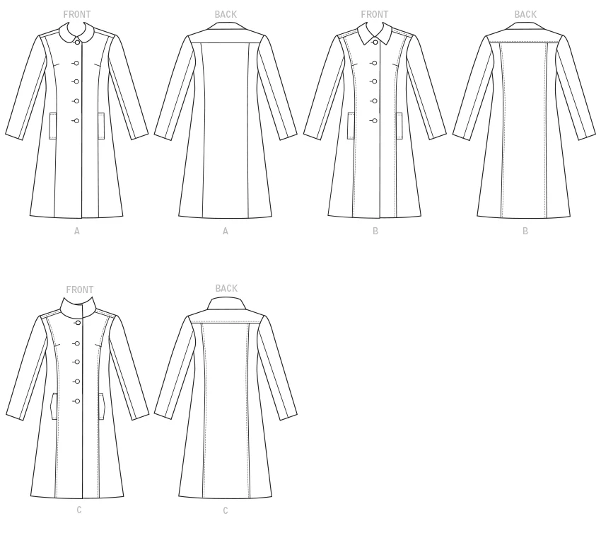 Butterick Coat B6385 - Image 7