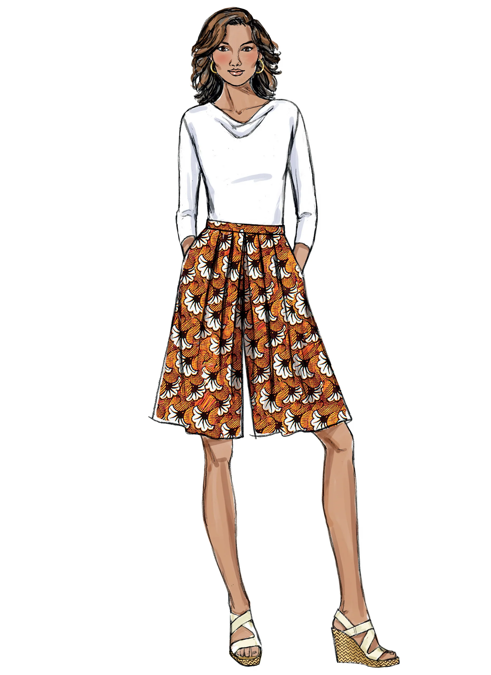 Butterick Culottes B6178 - Image 6