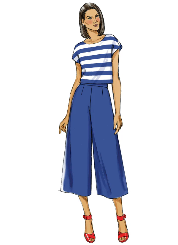 Butterick Culottes B6178 - Image 8