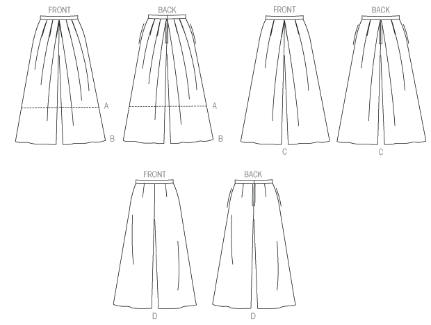 Butterick Culottes B6178 - Image 9