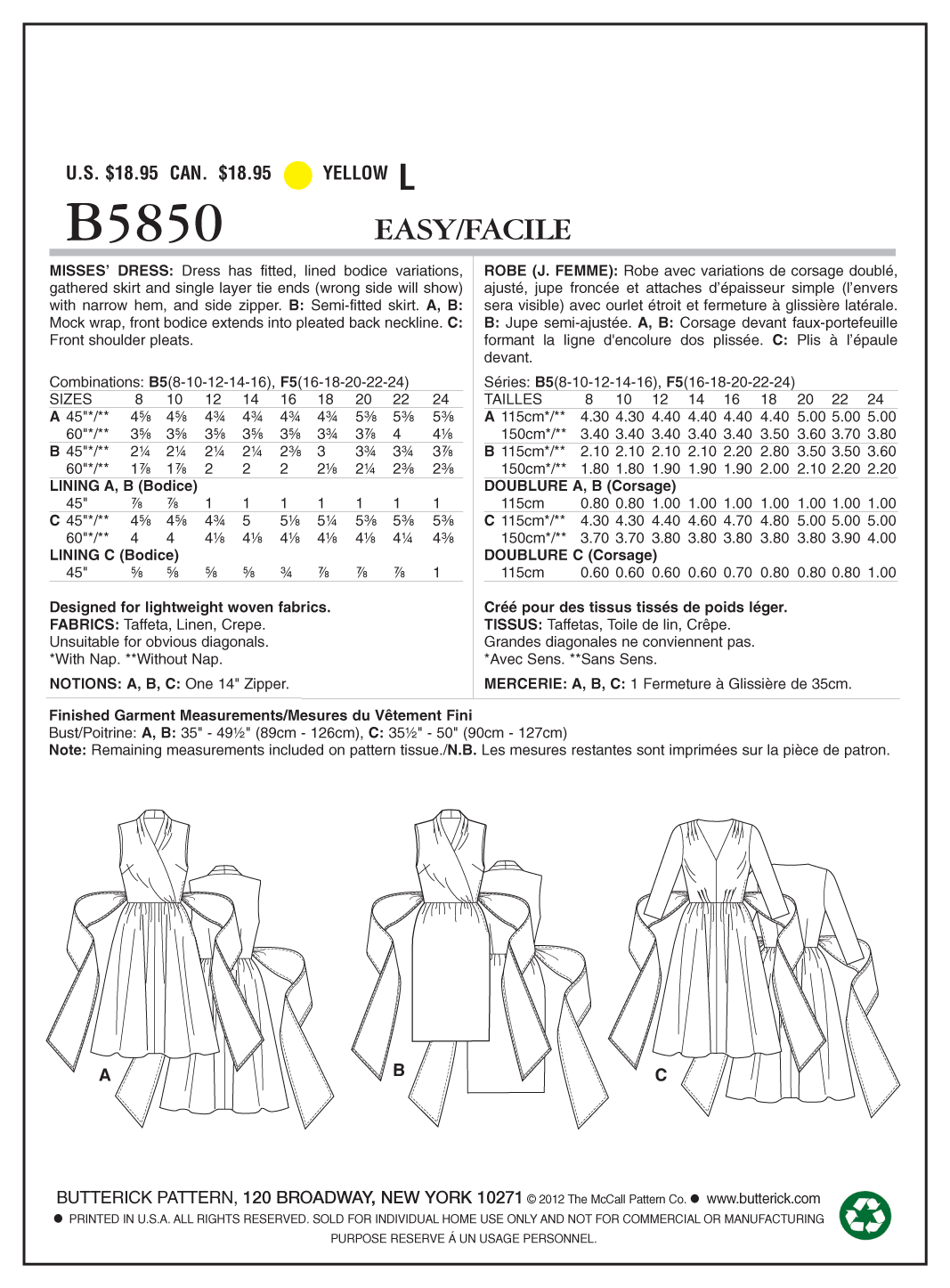 Butterick Dress B5850 - Image 9