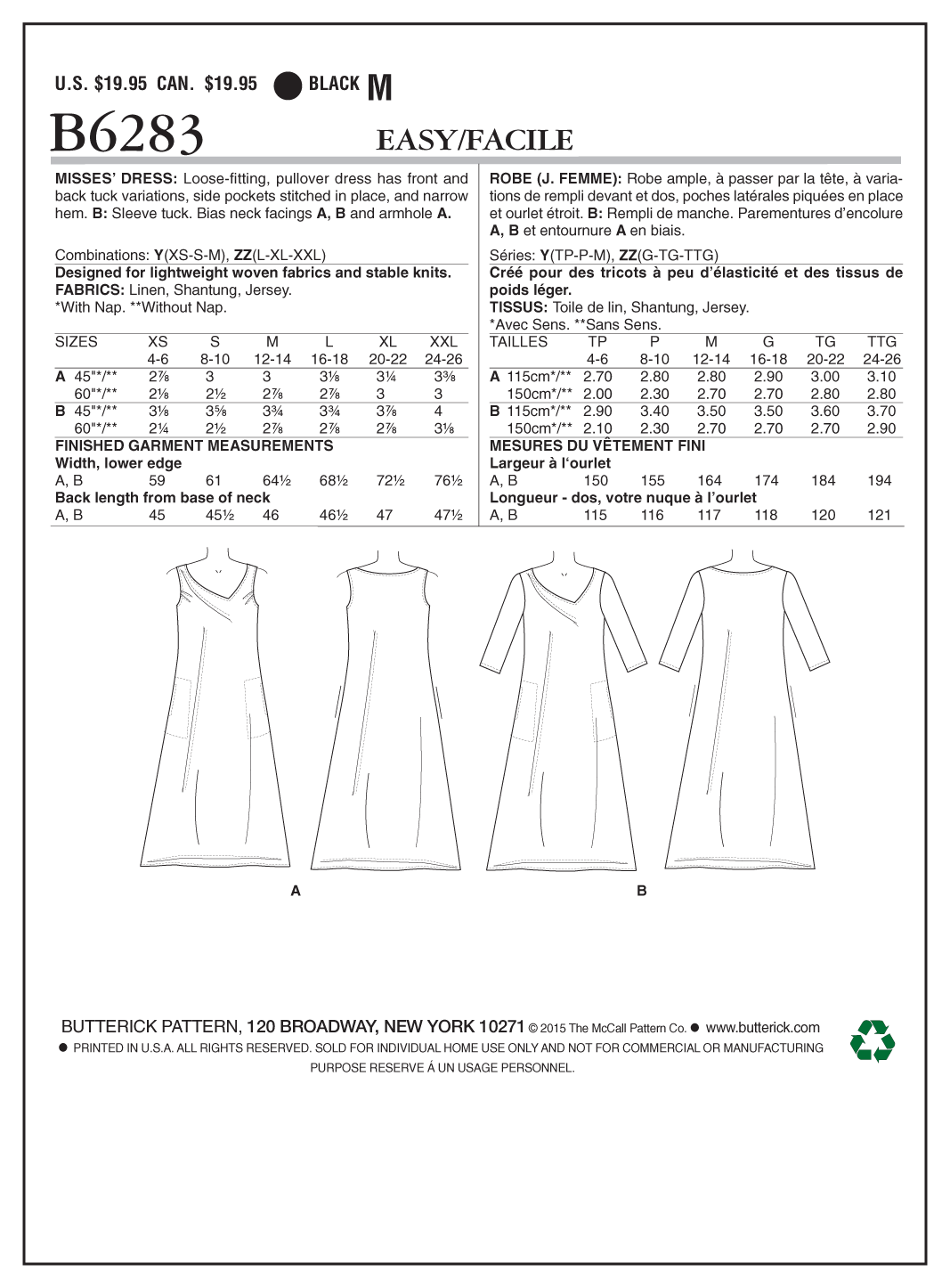 Butterick Dress B6283 - Image 10