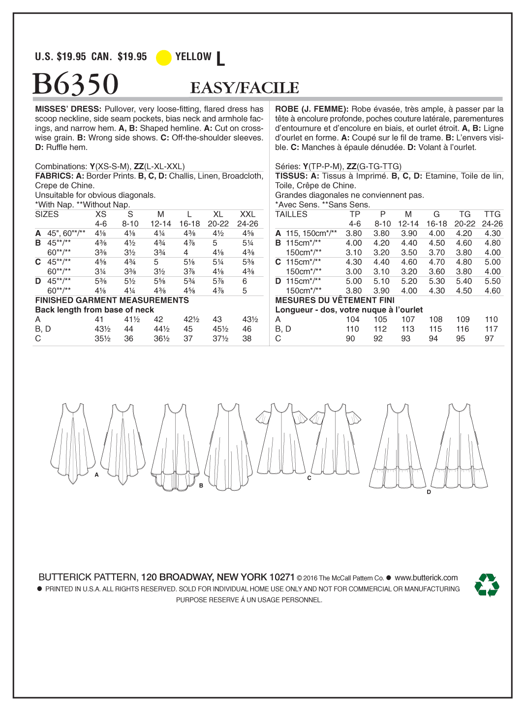 Butterick Dress B6350 - Image 9