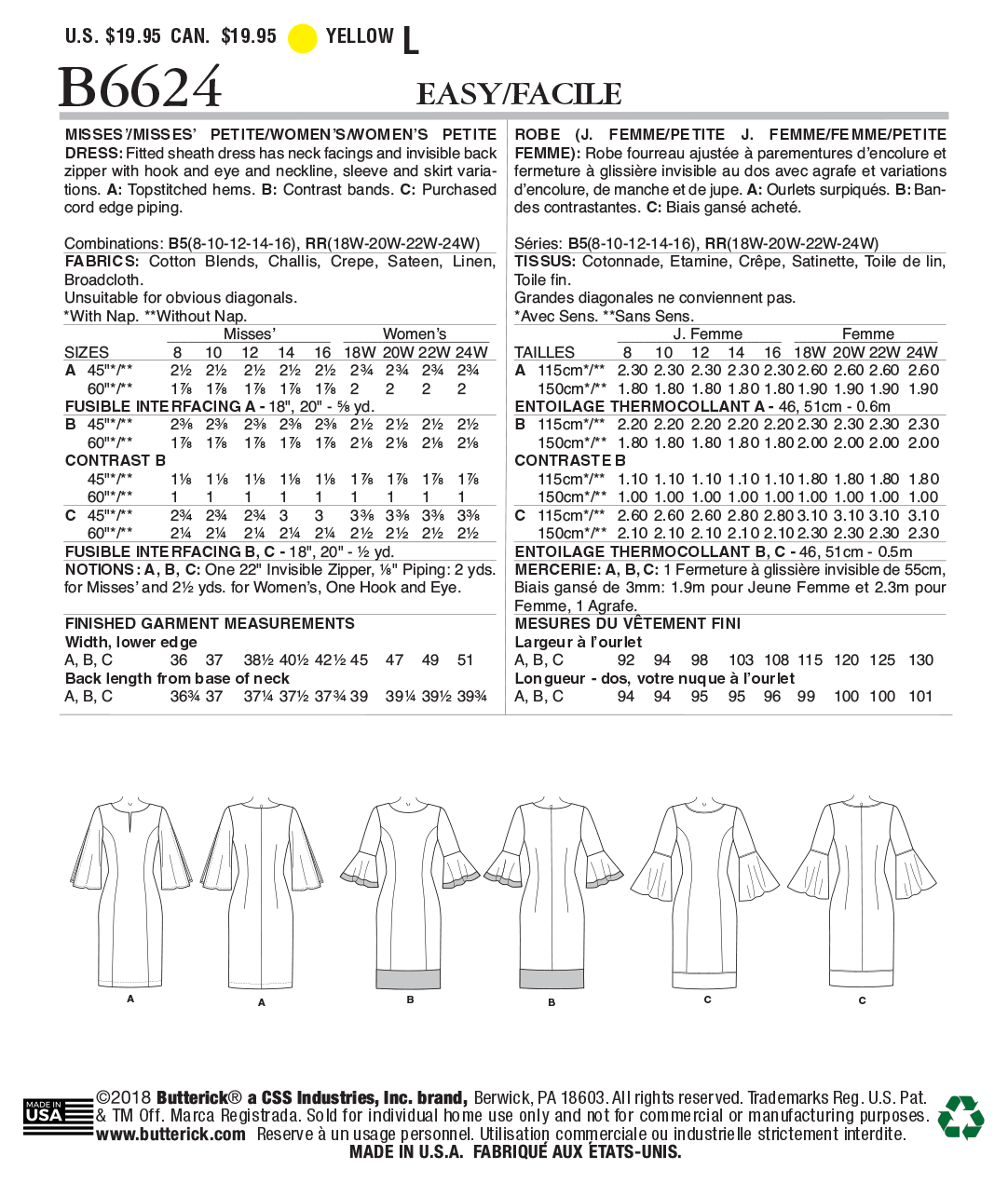 Butterick Dress B6624 - Image 7
