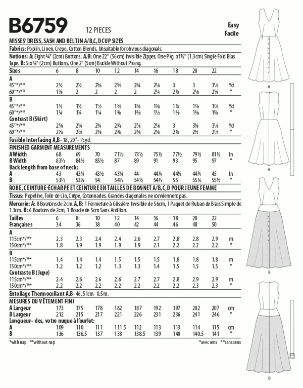 Butterick Dress B6759 - Image 6